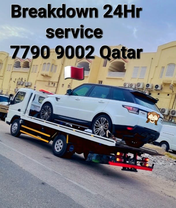 ونش سحب سيارات قطر - نقل رنج روفر معطلة